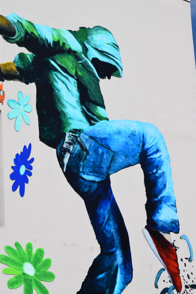 Grafitte in Guadeloupe.  Foto A.A.Bispo